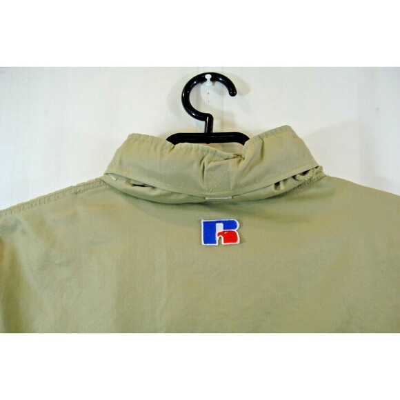 Russell Athletics Vintage Windbreaker Hoodie Pullover Zip Snap Jacket 2XL - Picture 6 of 10